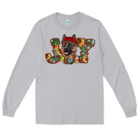 Moon Dust german shepherd christmas joy Long Sleeve Tee - RanaPortraitStore