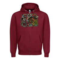 Burgundy rodeo Zipper Hoodie - SublimationCraftShop