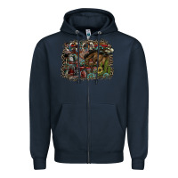 Navy rodeo Zipper Hoodie - SublimationCraftShop
