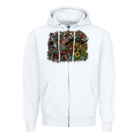 White rodeo Zipper Hoodie - SublimationCraftShop