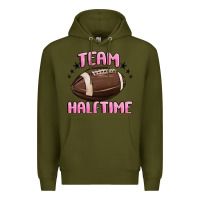 Army Green team halftime football Premium Hoodie - MaliasSmallBusiness