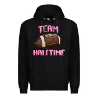 Black team halftime football Premium Hoodie - MaliasSmallBusiness