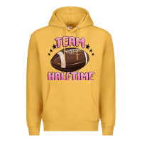 Mustard team halftime football Premium Hoodie - MaliasSmallBusiness