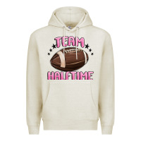 Oatmeal Heather team halftime football Premium Hoodie - MaliasSmallBusiness
