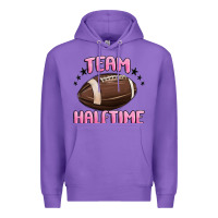Purple team halftime football Premium Hoodie - MaliasSmallBusiness