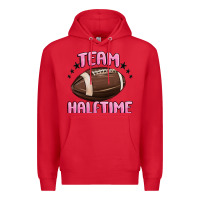 Red team halftime football Premium Hoodie - MaliasSmallBusiness