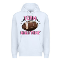 White team halftime football Premium Hoodie - MaliasSmallBusiness