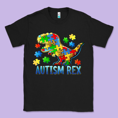 Autism Rex Classic Tee Designed By Barkaloodesign