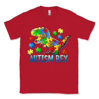 Red autism rex Classic Tee - BarkalooDesign
