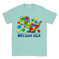 Seafoam autism rex Classic Tee - BarkalooDesign