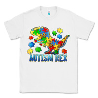 White autism rex Classic Tee - BarkalooDesign