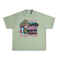 Oil Green she is loved Urban Heavy Tee - BarkalooDesign