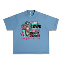 Pebble Blue she is loved Urban Heavy Tee - BarkalooDesign