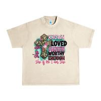 Sandshell she is loved Urban Heavy Tee - BarkalooDesign