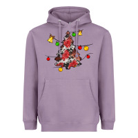 Lavender Christmas trees lights Heavyweight Hoodie - JahusDesignShop