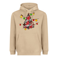 Mushroom Christmas trees lights Heavyweight Hoodie - JahusDesignShop