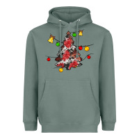 Sage Christmas trees lights Heavyweight Hoodie - JahusDesignShop