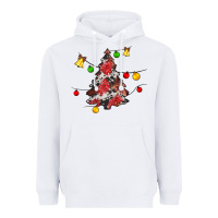 White Christmas trees lights Heavyweight Hoodie - JahusDesignShop