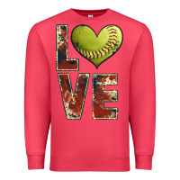 Cardinal softball love Premium Sweatshirt - JahusDesignShop