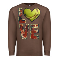 Chestnut softball love Premium Sweatshirt - JahusDesignShop