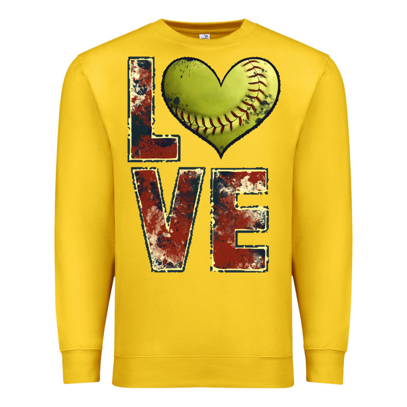 Softball Love Premium Sweatshirt by JahusDesignShop | Teevron