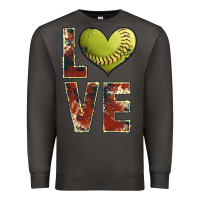 Smoke softball love Premium Sweatshirt - JahusDesignShop