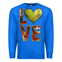 True Royal softball love Premium Sweatshirt - JahusDesignShop