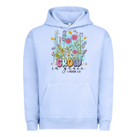 Pigment Grape Ice grow in grace Urban Hoodie - MaliasSmallBusiness