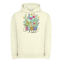 Pigment Pistachio grow in grace Urban Hoodie - MaliasSmallBusiness