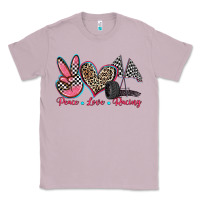 Lilac peace love racing Classic Tee - Zillion Design Studio