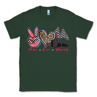 Sports Green peace love racing Classic Tee - Zillion Design Studio