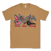 Toasted Coconut peace love racing Classic Tee - Zillion Design Studio