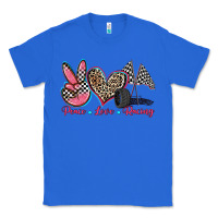 True Royal peace love racing Classic Tee - Zillion Design Studio