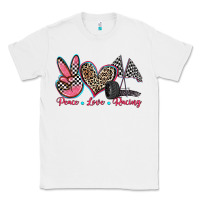 White peace love racing Classic Tee - Zillion Design Studio