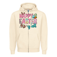 Sandshell Happy Easter y'all Zipper Hoodie - Neo Western