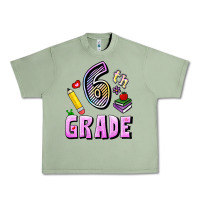 Oil Green Sixth Grade Urban Heavy Tee - RanaPortraitStore