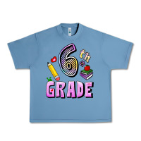 Pebble Blue Sixth Grade Urban Heavy Tee - RanaPortraitStore