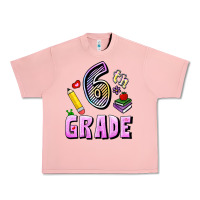 Salmon Sixth Grade Urban Heavy Tee - RanaPortraitStore