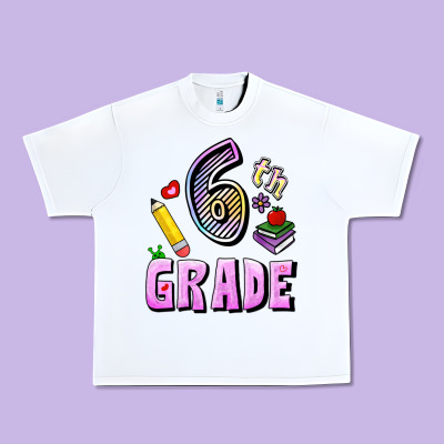 Sixth Grade Urban Heavy Tee Designed By Ranaportraitstore