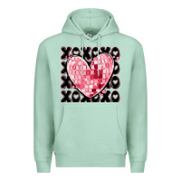 Xoxo Heart Valentine's Day Premium Hoodie | Teevron