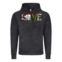 Vintage Black love christmas gnome Vintage Hoodie - AdoDesignShop