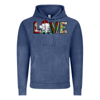 Vintage Denim love christmas gnome Vintage Hoodie - AdoDesignShop