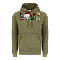 Vintage Olive love christmas gnome Vintage Hoodie - AdoDesignShop