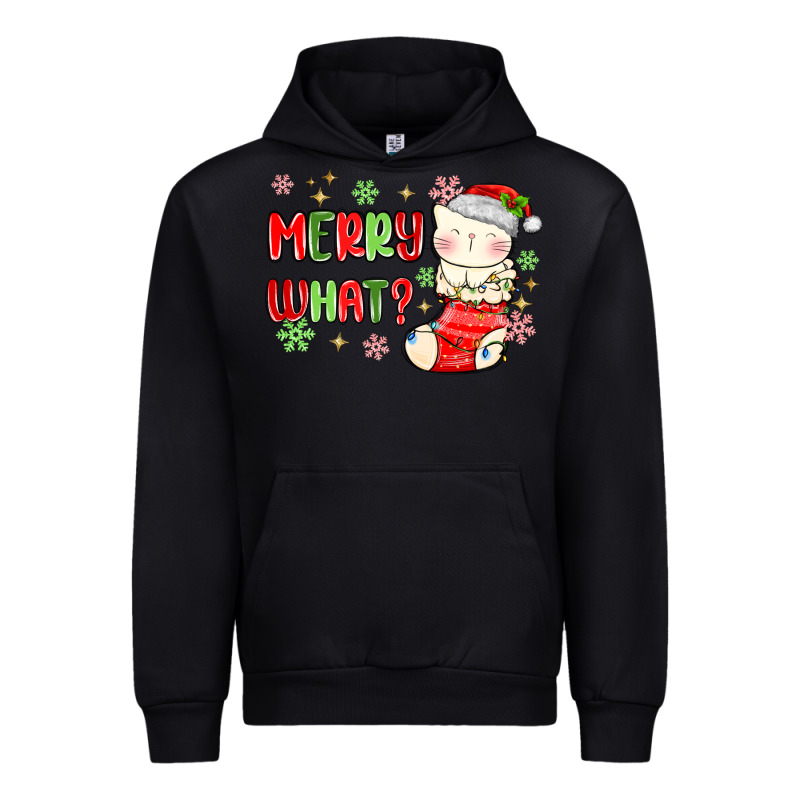 Merry What Christmas Cat Urban Hoodie by MaliasSmallBusiness | Teevron
