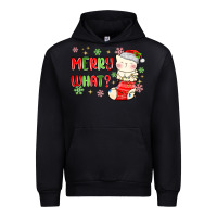Black merry what christmas cat Urban Hoodie - MaliasSmallBusiness