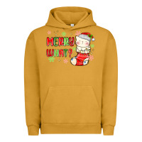 Pigment Peanut Butter merry what christmas cat Urban Hoodie - MaliasSmallBusiness