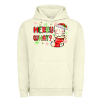Pigment Pistachio merry what christmas cat Urban Hoodie - MaliasSmallBusiness