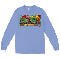 Colony Blue mini softball Long Sleeve Tee - Zillion Design Studio