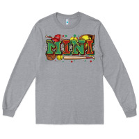 Heather Grey mini softball Long Sleeve Tee - Zillion Design Studio