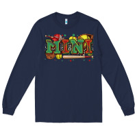 Navy mini softball Long Sleeve Tee - Zillion Design Studio
